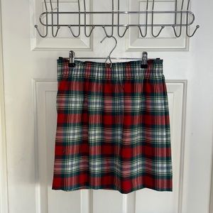 Plaid J Crew Skirt, Size 4